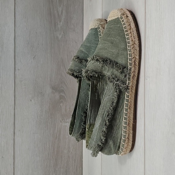 Joue Womens Vivienne Comfort Canvas Espadrille Loafer Slip on shoes sz 37.5/7.5 - Picture 3 of 12